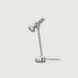 Industrial Table Lamp  Adjustable Chrome Metal Design - Product showcase