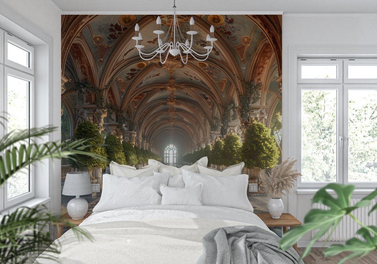 Palace Mural Wallpaper | Architectural Trompe L'oeil Gallery