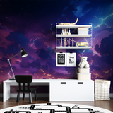 Space Mural Wallpaper | Cosmic Planets and Astronaut Adventure