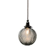 Vintage Glass Pendant Light  Leaf Pattern Globe Design - Product detail 8