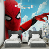 Superhero Mural Wallpaper | Spider-Man Urban Adventure