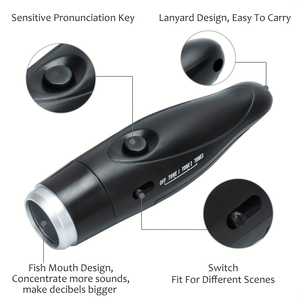 Electronic Sports Whistle  3-Tone Professional Referee System - Product detail 4