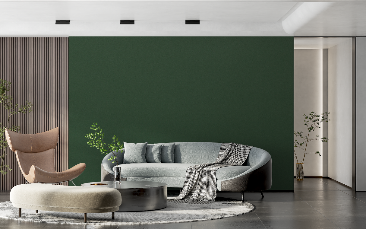 Green Mural Wallpaper | Deep Forest Shade