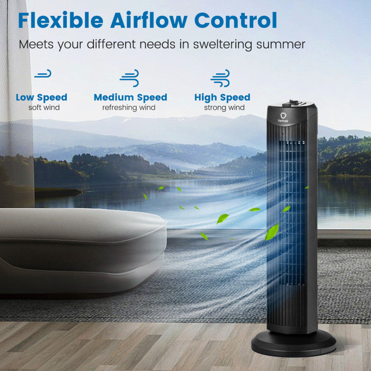 Quiet Tower Fan  28-Inch Bladeless Oscillating Design - Product detail 6