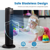 Quiet Tower Fan  28-Inch Bladeless Oscillating Design - Product detail 8
