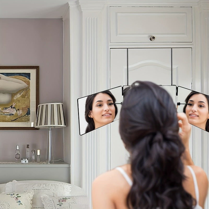 3-Panel Wall Mirror  Adjustable Height Rotating Design - Product detail 4