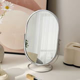 Rotating Vanity Mirror  Oval Metal Frame Design - Product detail 7