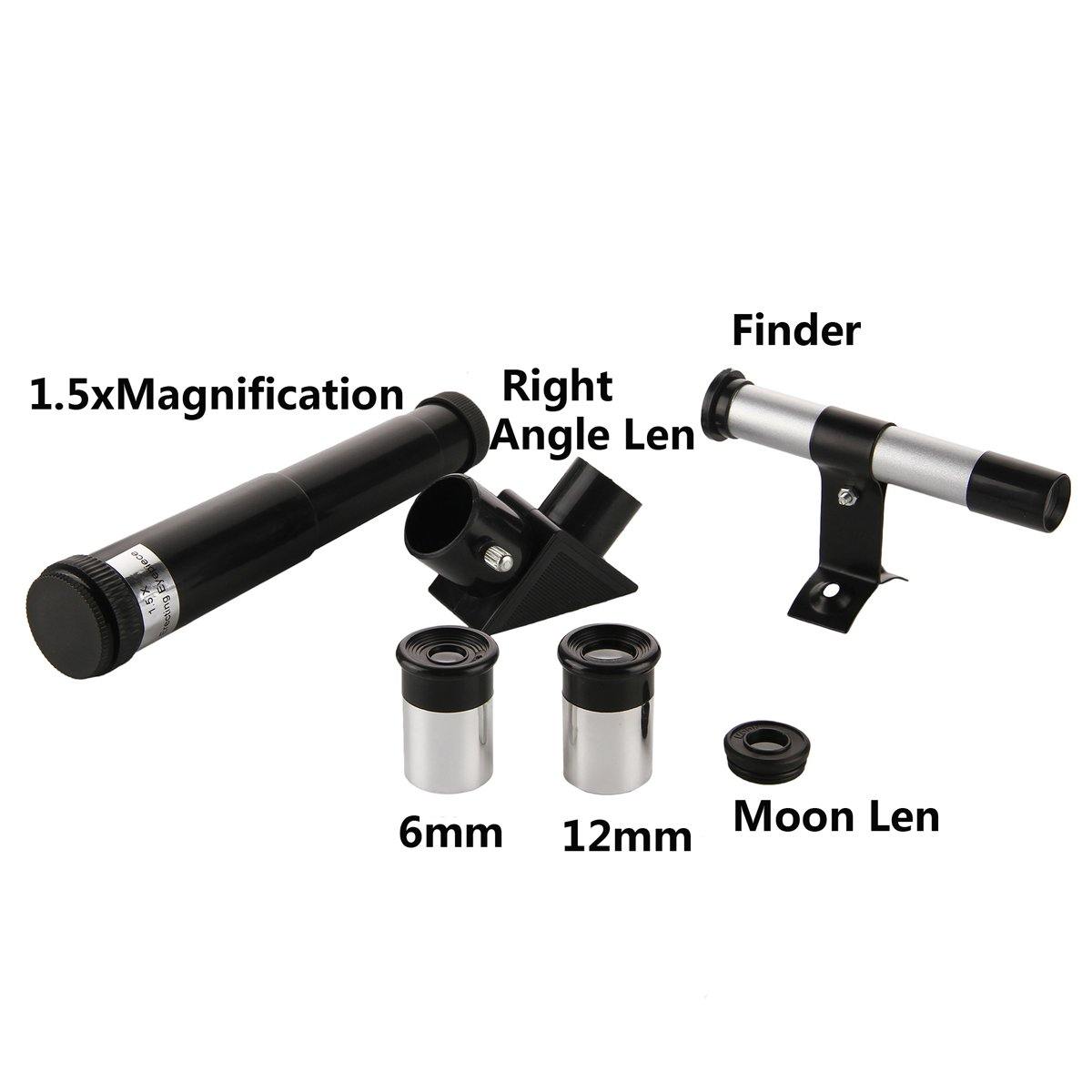 Beginner Astronomical Telescope  360mm Focal Length With Tripod - Detailed view