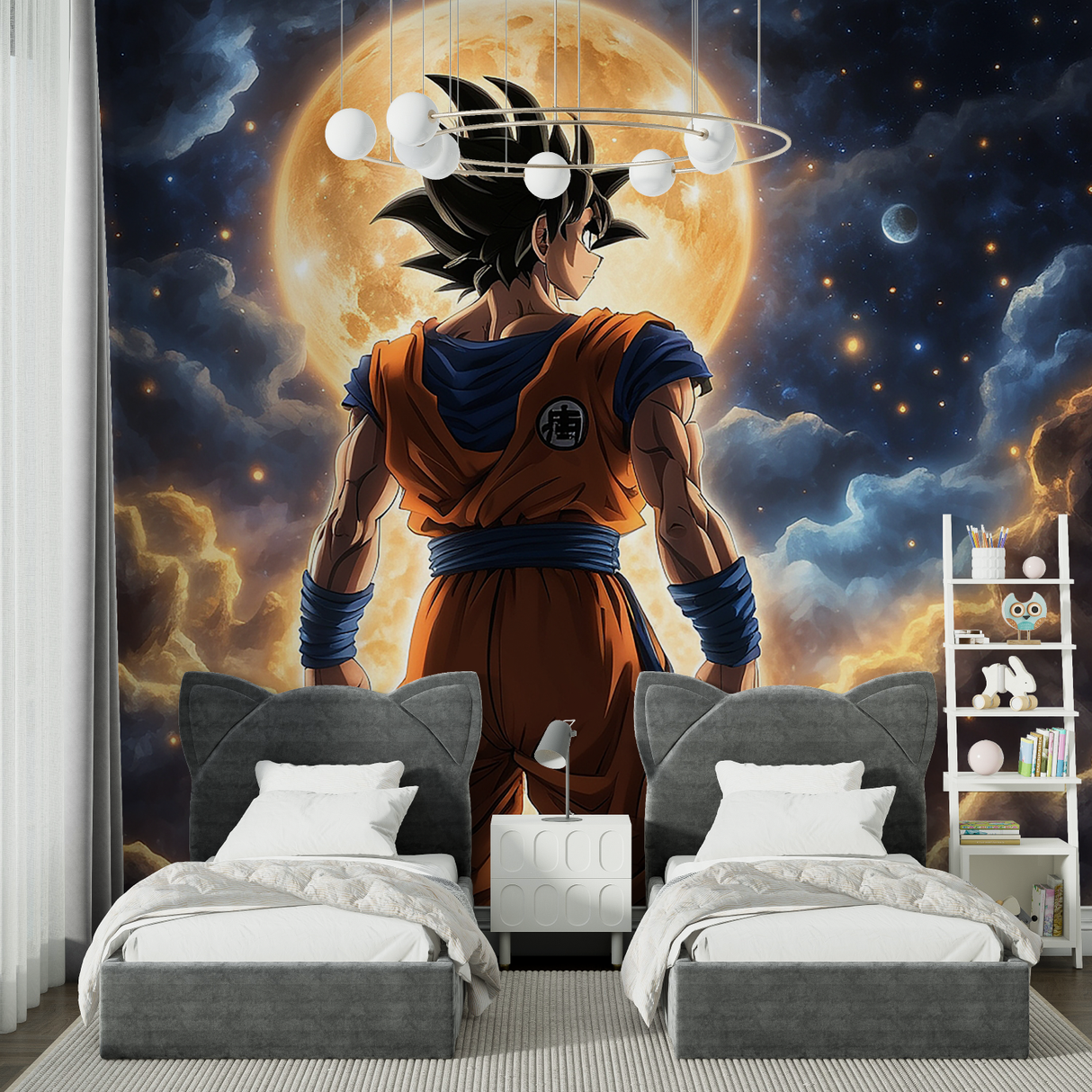 Anime Mural Wallpaper | Dragon Ball Galaxy Scene