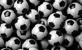 Football Mural Wallpaper | 3D Soccer Ball Pattern