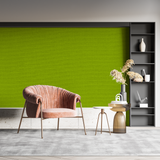 Geometric Mural Wallpaper | Modern Lime Green Pattern