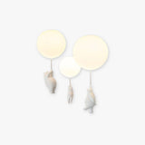 Kids Balloon Wall Light  Flying Bear Design - Product showcase
