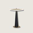 Modern LED Table Lamp  Black Gold Drum Design - Product showcase