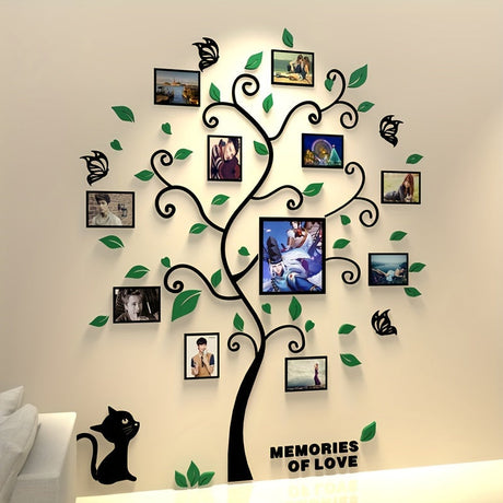 Family Photo Tree Wall Decal  3D Acrylic Frame Display - Product detail 9