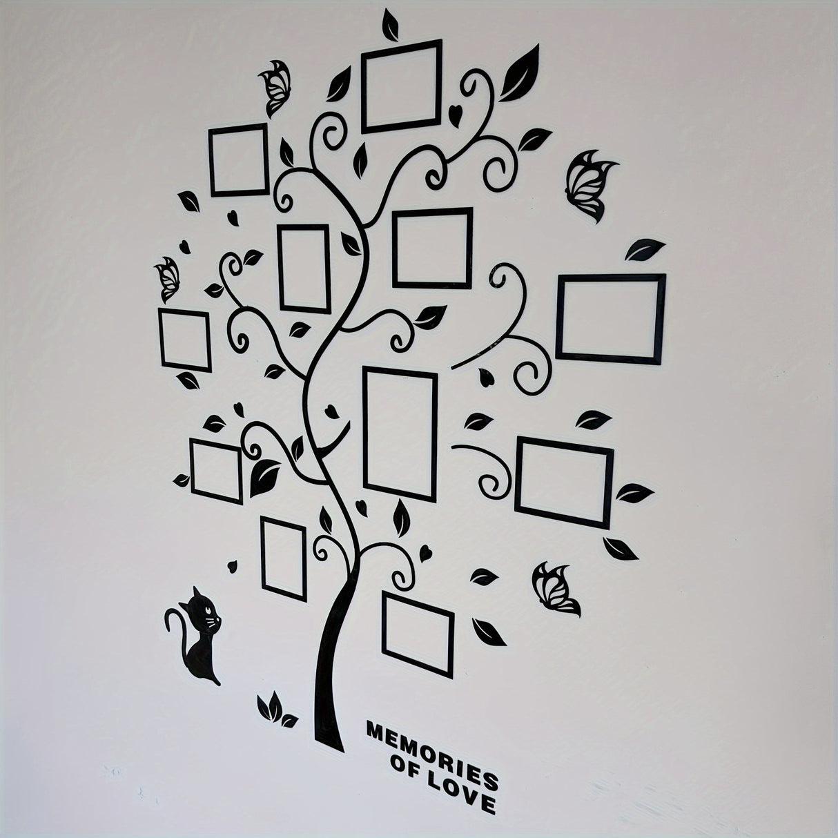 Family Photo Tree Wall Decal  3D Acrylic Frame Display - Product detail 8