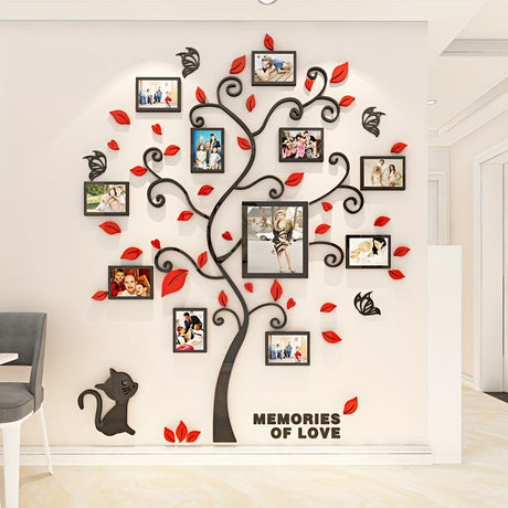 Family Photo Tree Wall Decal  3D Acrylic Frame Display - Product detail 11