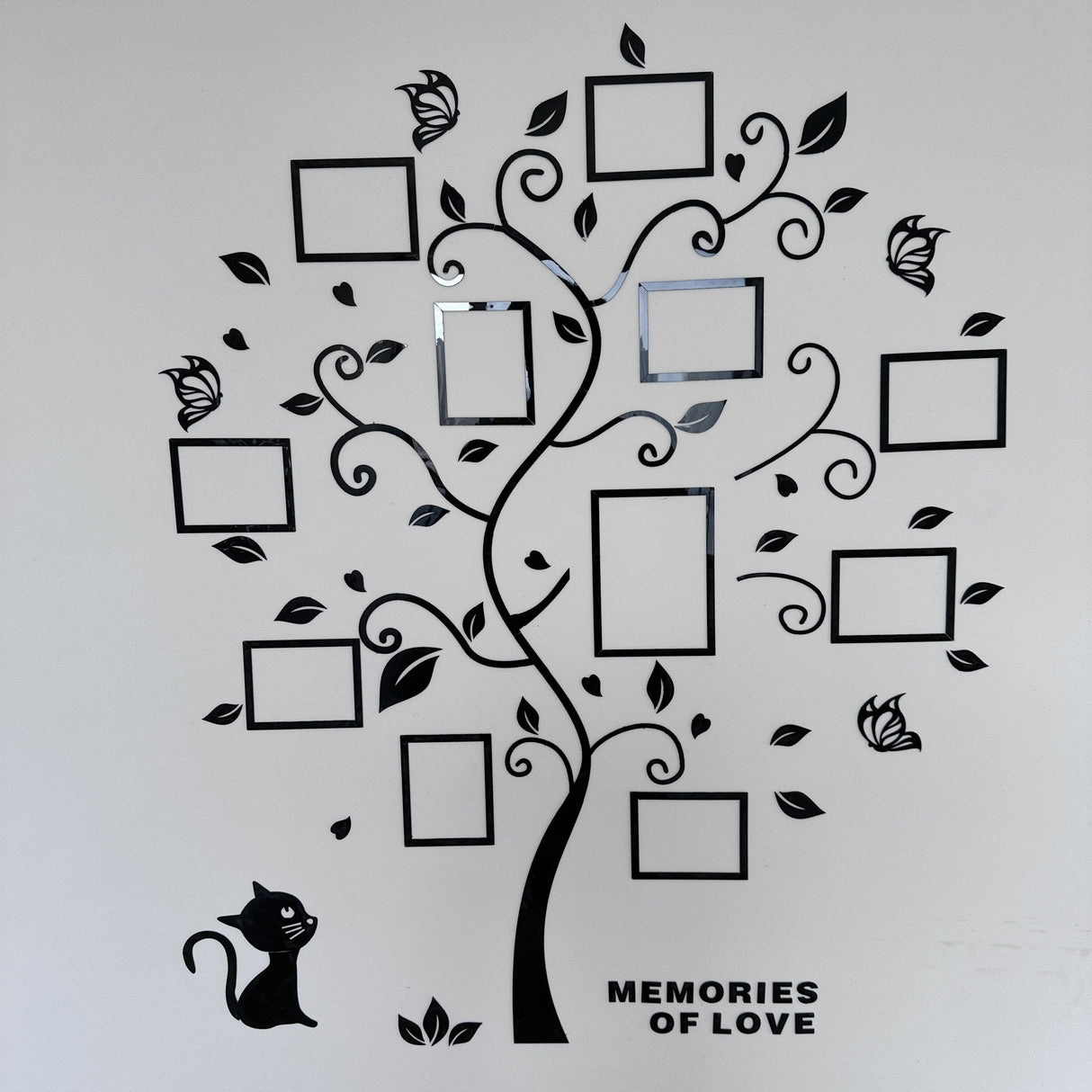 Family Photo Tree Wall Decal  3D Acrylic Frame Display - Product detail 4