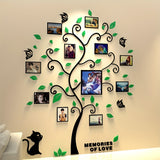 Family Photo Tree Wall Decal  3D Acrylic Frame Display - Product detail 10