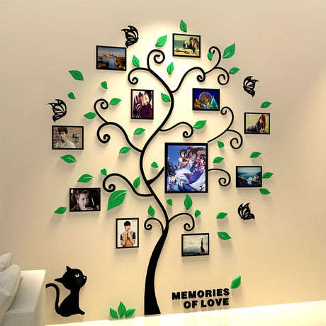 Family Photo Tree Wall Decal  3D Acrylic Frame Display - Product detail 10