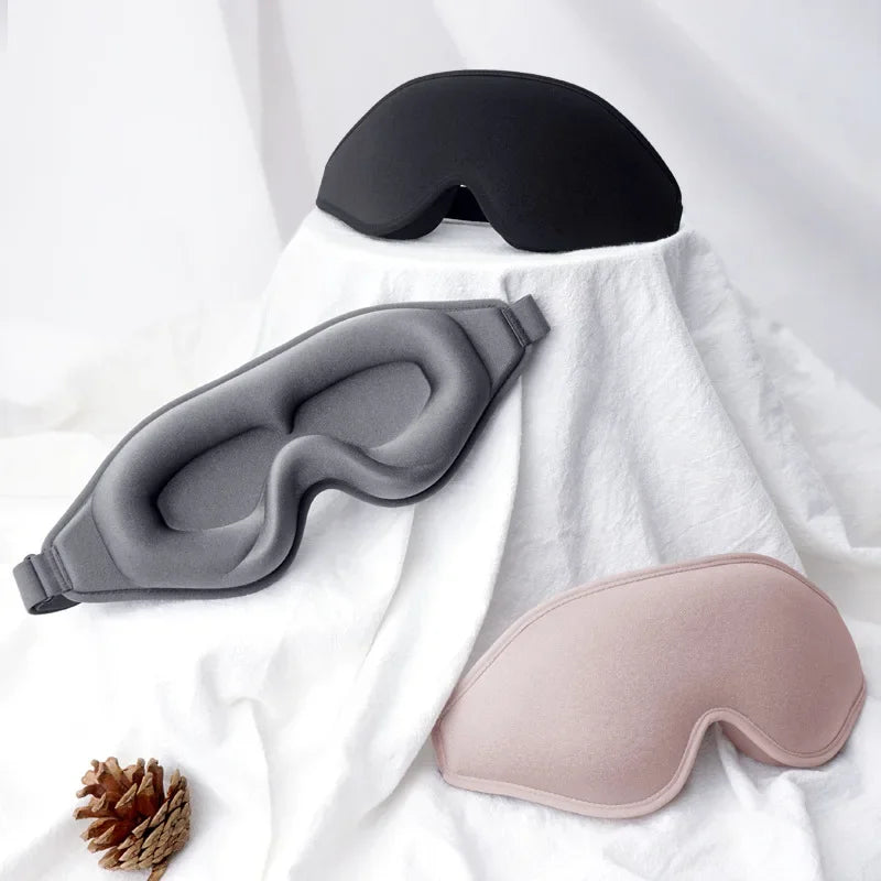 3D Memory Foam Sleep Mask  Ergonomic Light Blocking Design - Product showcase