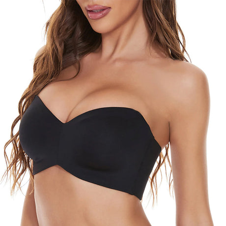 Seamless Bandeau Bra  Versatile Strapless Support - Product showcase