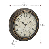 Vintage Wall Clock  Antique Bronze Frame Design - Product example
