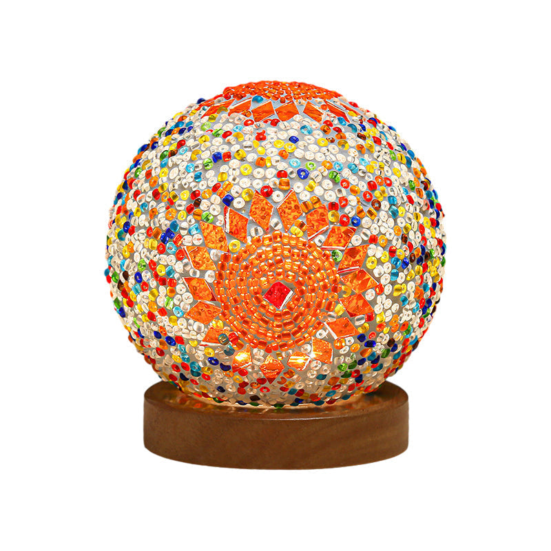 Mosaic Glass Table Lamp  LED Color Changing Night Light - Product example