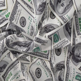 Money Print Duvet Set  Dollar Bill Pattern Bedding - Product example