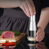 Stainless Steel Garlic Press  Quick Crush Manual Kitchen Tool - Product example