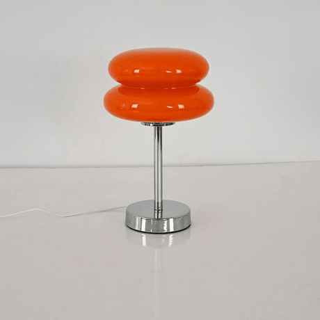 Modern Glass Table Lamp  Pink Double Ring Design - Product detail 9