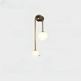 Modern Wall Light  Dual Globe Glass LED Gold Design - Product detail 8