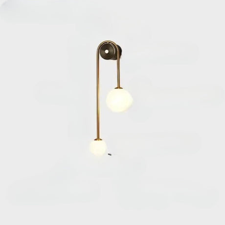 Modern Wall Light  Dual Globe Glass LED Gold Design - Product detail 8