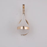 Modern LED Wall Sconce  Teardrop Glass Gold Trim - Product example