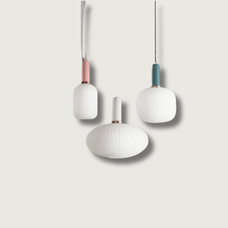 Modern Glass Pendant Light  Minimalist Nordic Design - Product showcase