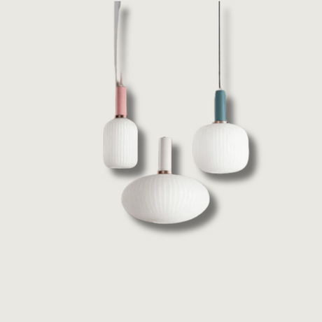 Modern Glass Pendant Light  Minimalist Nordic Design - Product showcase