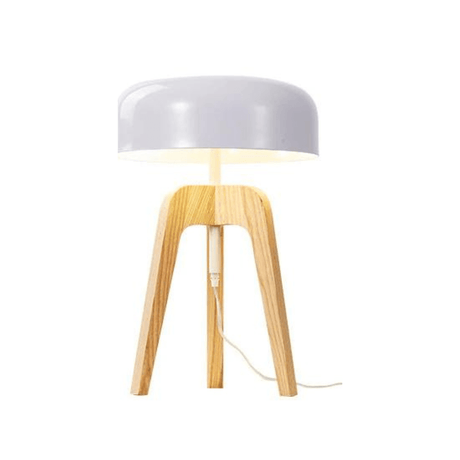 Scandinavian Floor Lamp  Walnut Wood Tripod Base - Product detail 10