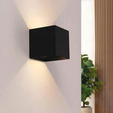Modern Wall Light  Black Cube LED Motion Sensor - Product detail 8