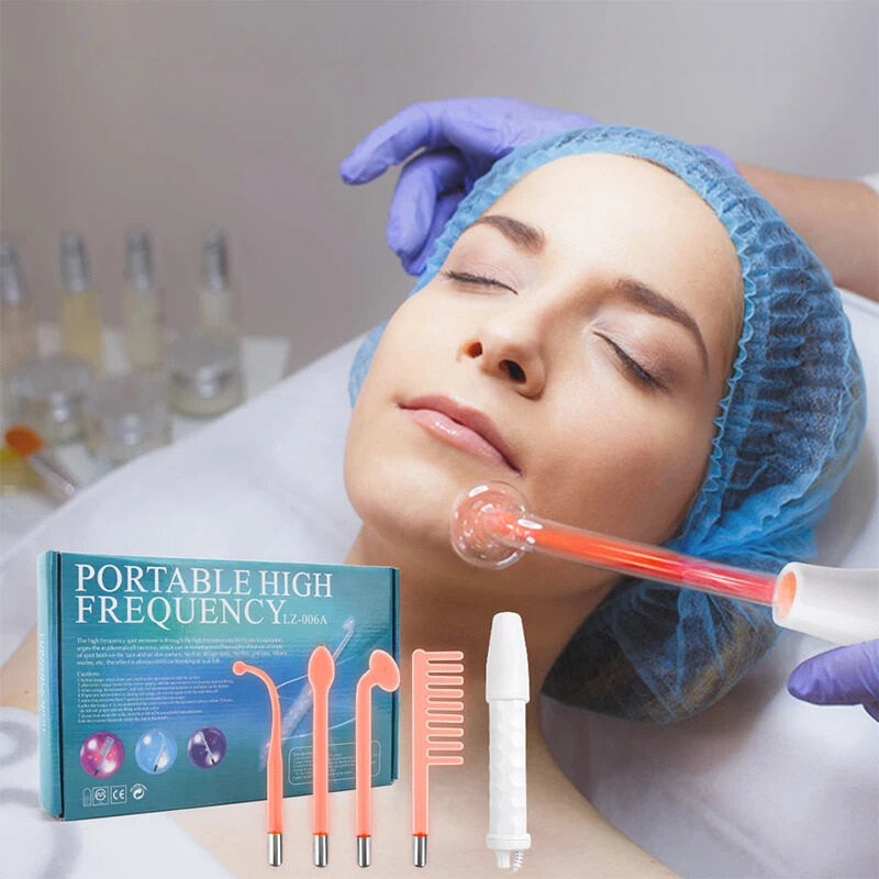 High Frequency Facial Wand  Professional Skincare Device With 4 Electrodes - Product example