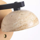 Modern Wall Sconce  Concrete Dome Metal Base - Product detail 6