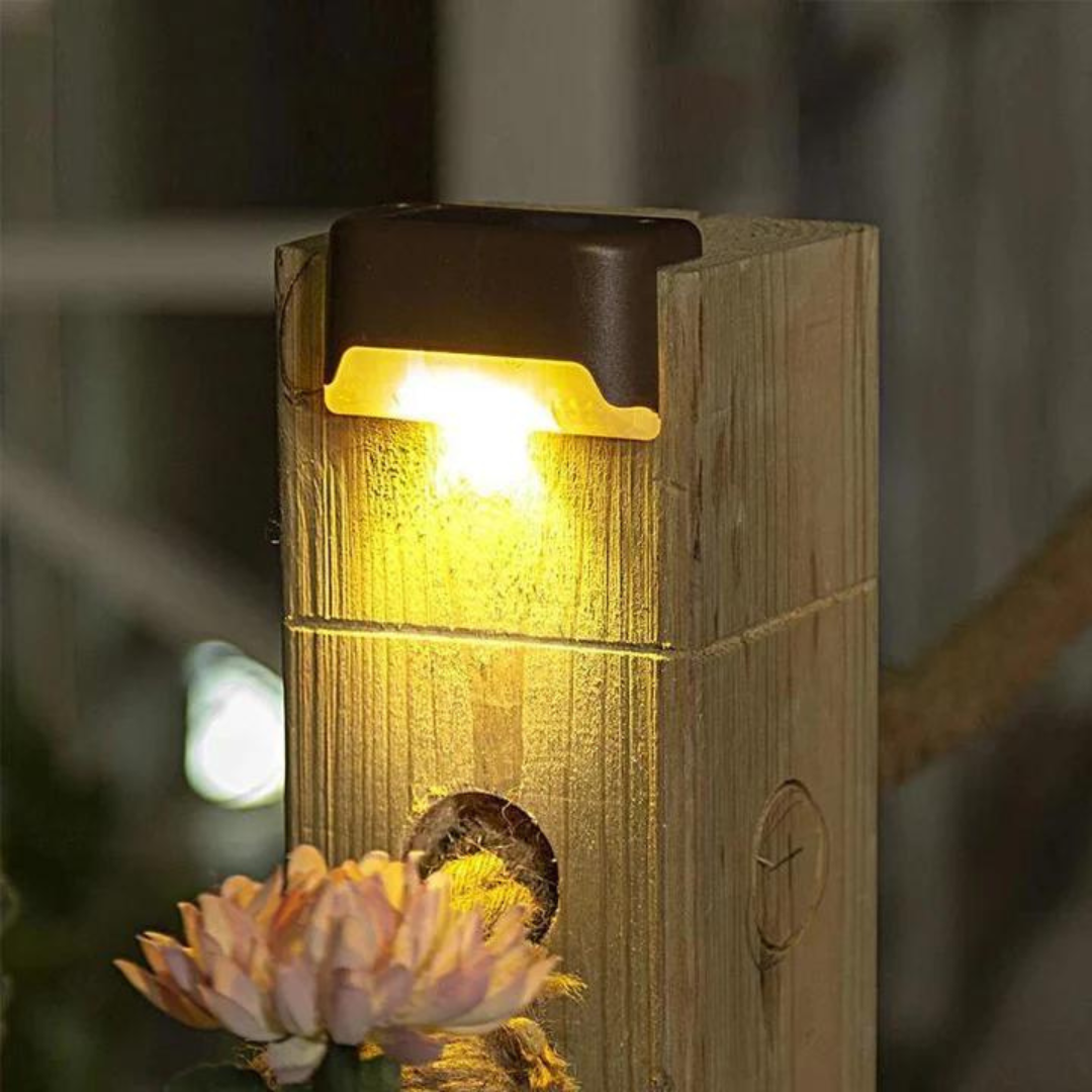 Solar LED Outdoor Wall Light  Weather-Resistant Garden Lighting - Product example