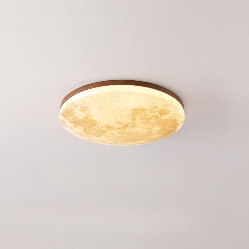 Modern LED Ceiling Light  Natural Wood Frame Design - Product detail 6