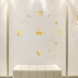 Modern Wall Clock  3D Floating Numbers Design - Product detail 4