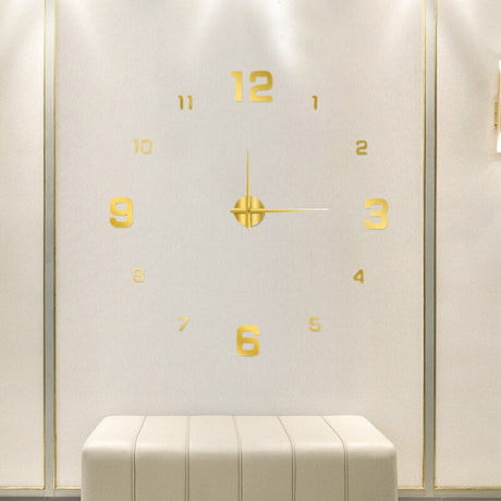 Modern Wall Clock  3D Floating Numbers Design - Product detail 4