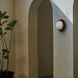 Modern Wall Light  Scandinavian Wood Ring Design - Product detail 4