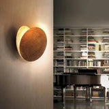 Modern Moon Wall Light  Gold Metal Eclipse Design - Product detail 4