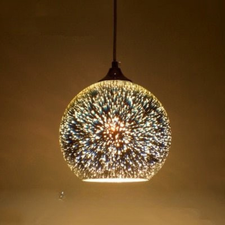 Modern Glass Pendant Light  3D Starlight Effect - Product detail 8