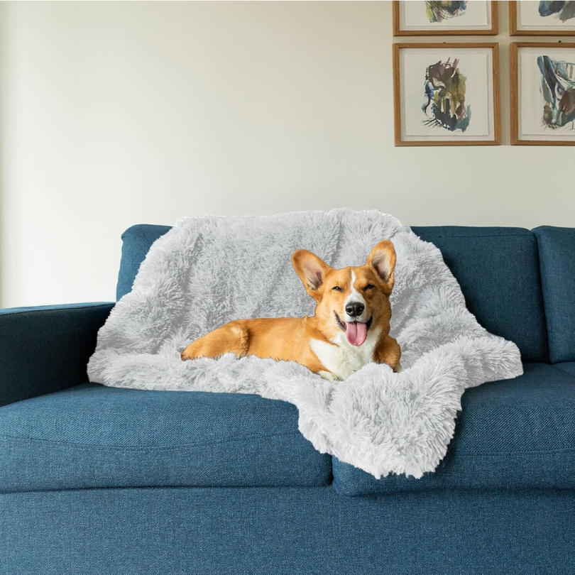 Plush Pet Throw Blanket  Premium Faux Fur Comfort - Product detail 8