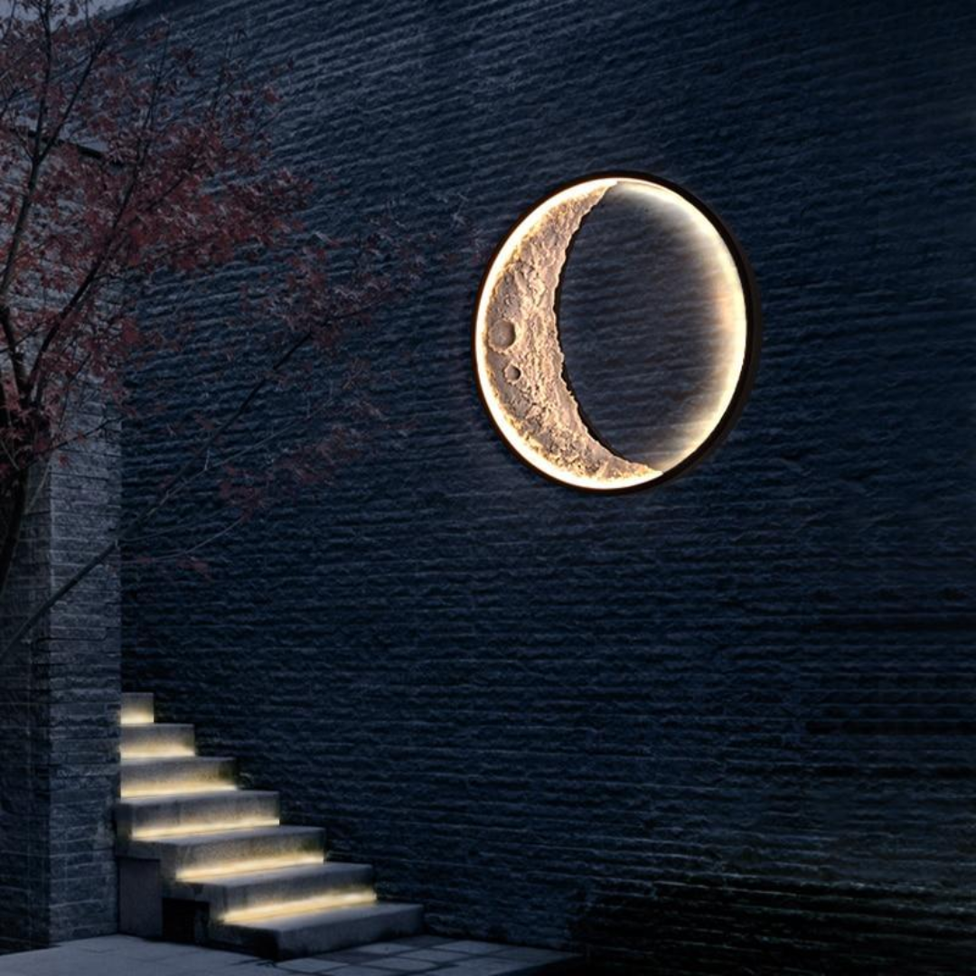 Moon Phase Wall Light  LED Outdoor Waterproof Sconce - Product detail 4