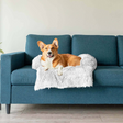 Plush Pet Furniture Protector  Water-Repellent Vegan Fur Bed - Product showcase