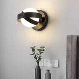 Modern LED Wall Lamp  Circular Metal Frame Design - Product example